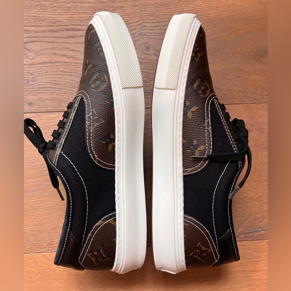 🔹Louis Vuitton Trocadero Monogram Sneakes  LV 7=8 Us - Picture 3 of 12